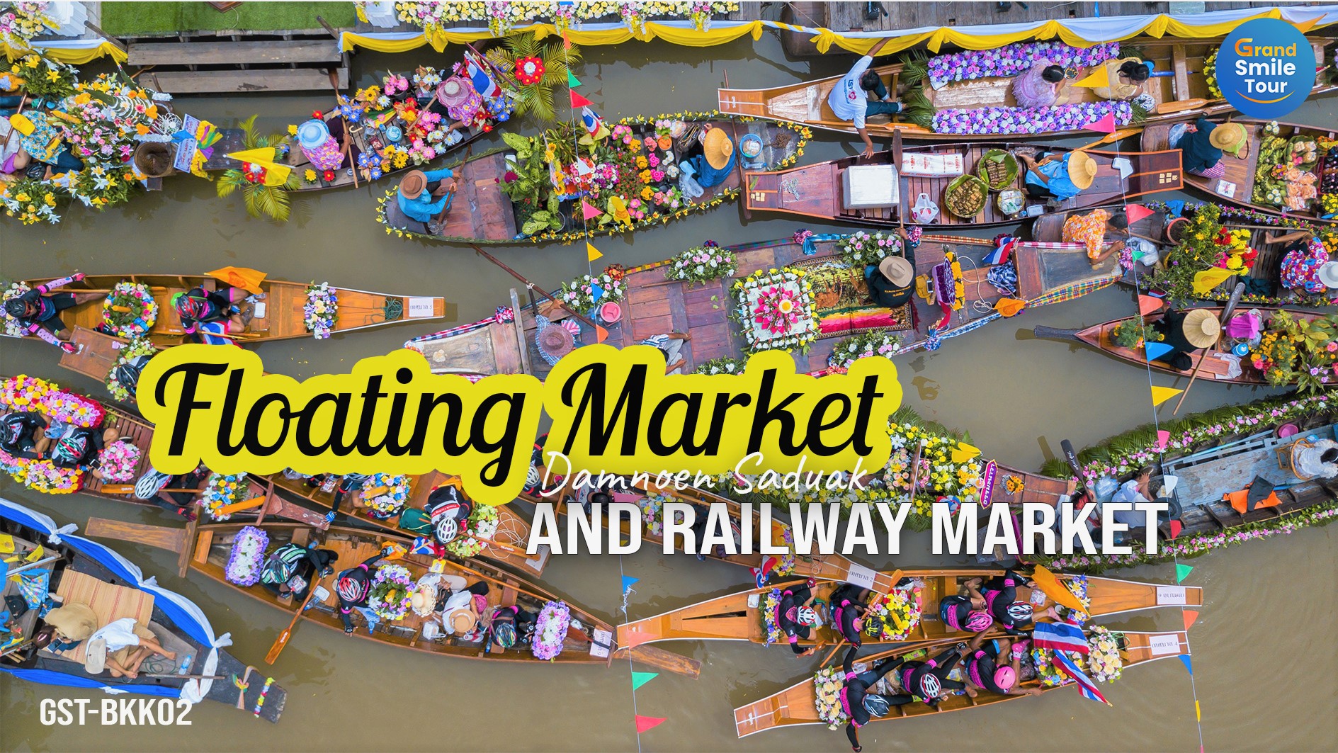 GST-BKK03 Floating Market and Railway Market